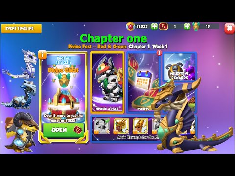 Divine Fest Event Chapter one-Dragon Mania legends | Blackberry Cake Craze Event | DML