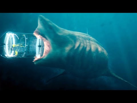 Megalodon vs Shark Cage Scene - The Meg | Best Movie Scenes | Movieclips