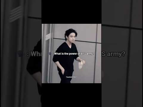 What is the power of BTS army? #bts #trending #shorts #100k #fyp