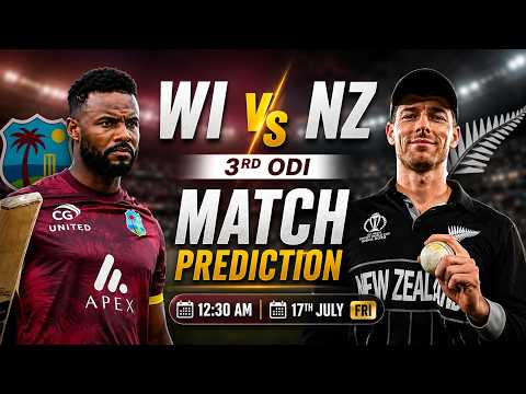 WI vs NZ 3rd ODI Prediction, Who Will Win? WI vs NZ, Playing XI, Pitch Report