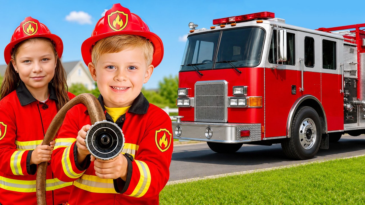 Kids Learn How Firefighters Work!