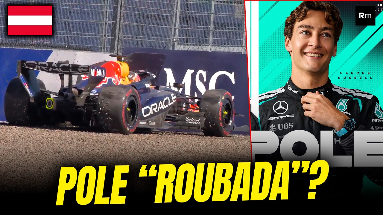 POLEMICA NA CLASSIFICAÇÃO: RUSSELL CONQUISTA POLE SOB BANDEIRA AMARELA E ANTONELLI SE DÁ MAL