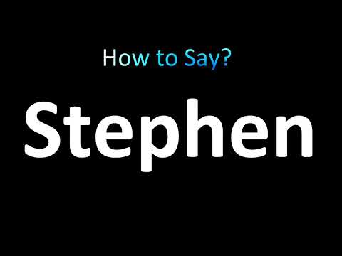 Stephen Pronunciation