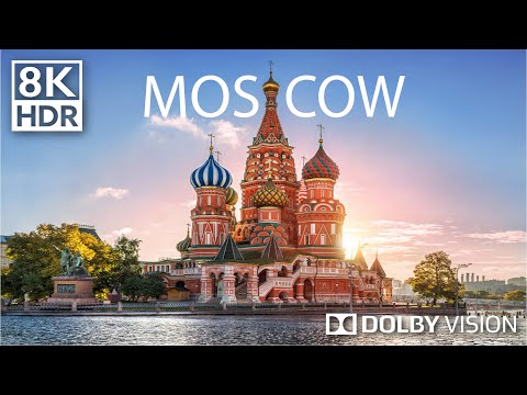 MOSCOW 8K Video HDR With Soft Piano Music - 60 FPS - 8K Nature Film