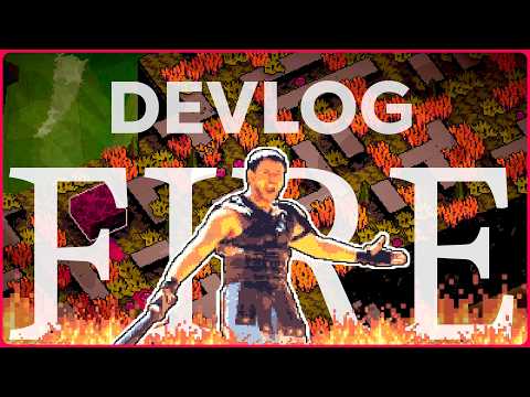 How I made a FIRE simulation | TowerKeep Devlog