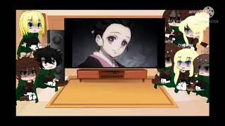 AOT react to Mikasa as Nezuko