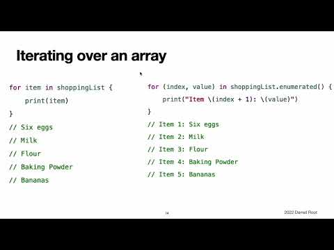 The Swift Programming Language Book: Collection Types - The Video Version