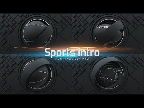 Apple Motion Template | Sports Intro Opener for Final Cut Pro X