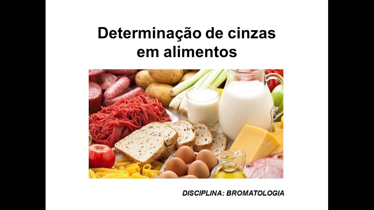 Determinação do teor de cinzas do alimentos