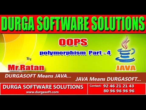 Corejava Oops Polymorphism Part 4