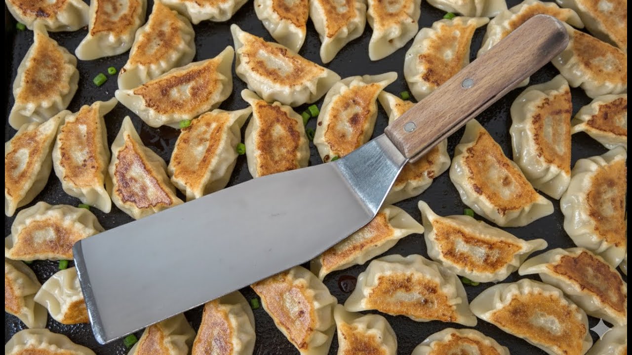 ターナーを磨いてお手入れ（食材をひっくり返す調理器具）