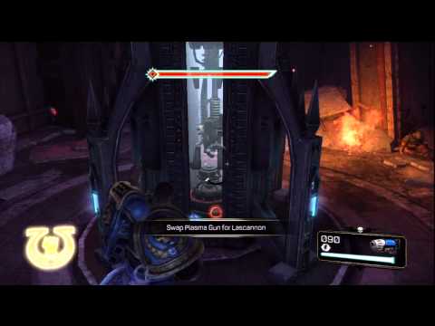 Warhammer 40,000: Space Marine Audio Log & Plasma Gun HD Gameplay Playstation 3