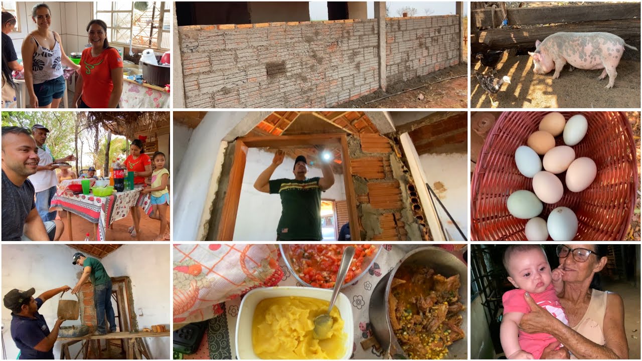 UMA MANHÃ DE SERVIÇO NO SÍTIO | ALMOÇO NA CASA DA SOGRA| NOSSO DOMINGO EM FAMÍLIA