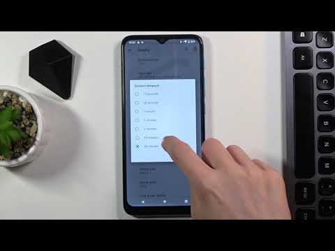 How to Edit Screen Timeout in Motorola Moto E7 Power?