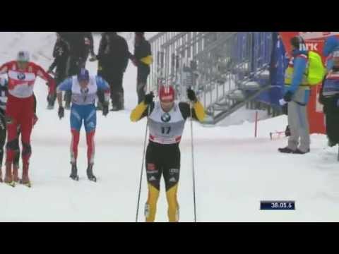 Axel Teichmann destroys the field - 15 km Pursuit 2nd stage of the Tour de Ski