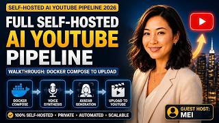 Full Self-Hosted AI YouTube Pipeline Walkthrough: Docker Compose to Upload