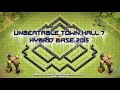 "Unbeatable Town Hall 7 Hybrid Base" | For Saving ...