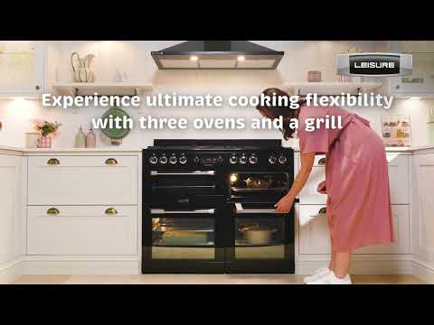 110cm Dual Fuel Range Cooker with Three Ovens