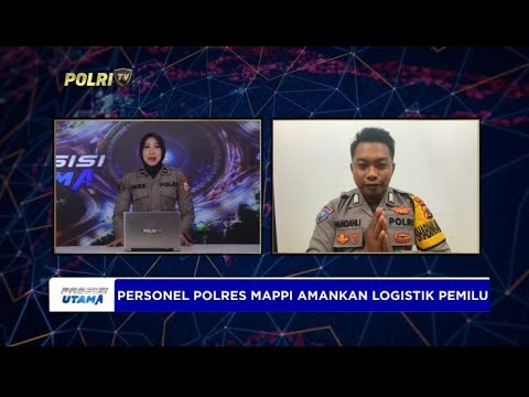 LIVE - DIALOG BHABINKAMTIBMAS POLRES MAPPI AMANKAN LOGISTIK PEMILU