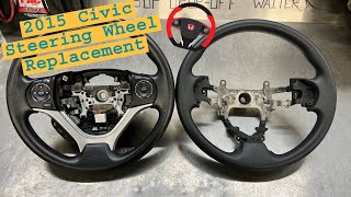 2012-2015 Honda Civic Steering Wheel Replacement