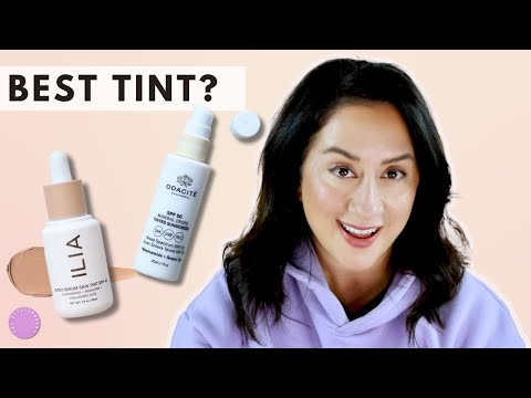 Best tinted serum with spf? ILIA Super Serum Skin Tint vs ODACITÉ Mineral Drops, My Honest Review!