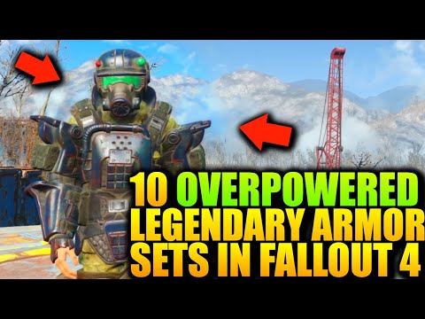 10 BEST LEGENDARY ARMOR SETS IN FALLOUT 4 | MARINE COMBAT ARMOR, FREEFALL LEGS, AND MORE!