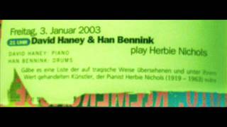 Old 52nd Street Rag by Herbie Nichols: David Haney, piano