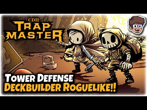 SURPRISINGLY Good Tower Defense Deckbuilder Roguelike!! | Let's Try CD 2: Trap Master