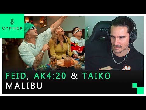 REACCIÓN a Feid, Ak4:20, Taiko - Malibu (Official Video)