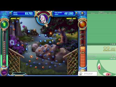 Peggle Deluxe: 1-3 - Bjorn's Gazebo 100% IL Speedrun in 1:00.333