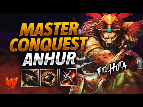 ANHUR, ESTE ADC NECESITABA UN BUFF? ft. Hota - Warchi - Smite Master Conquest