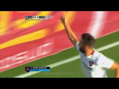 Gol de Cauteruccio  San Lorenzo 1 Temperley 0 Fecha 29  Torneo Primera División 2015 FPT