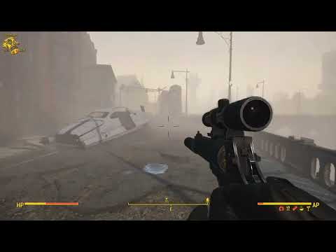 Fallout 4 Modded, Zombie World gameplay pt194  Caretaker