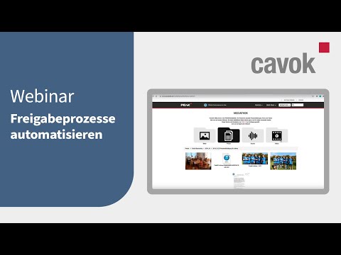 Freigabeprozesse automatisieren [Webinar Ausschnitt] - Cavok Digital Asset Management