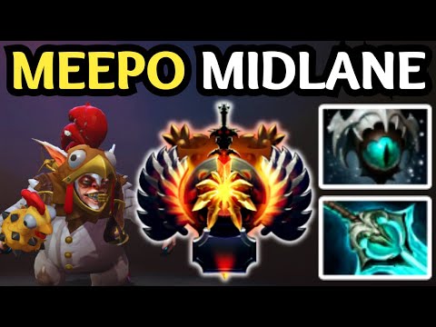🔥 MEEPO MIDLANE | YOU CAN’T HIDE 🔥 DOTA 2 GAMEPLAY 🔥