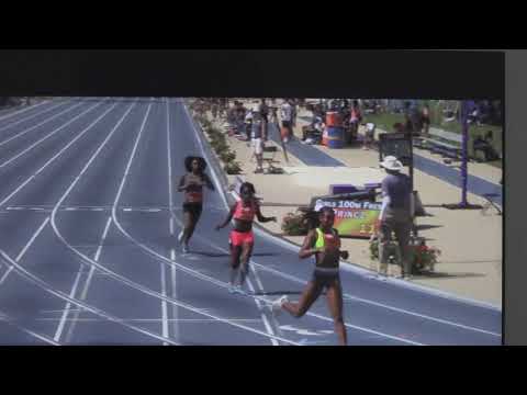 100m freshman prelims NB Outdoor Nationals 6 15 18 - lauren princz