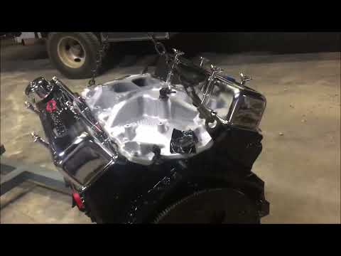 Installing a BRAND NEW Crate Engine - Chevy 350 In A 1983 Silverado C10 Pickup Truck