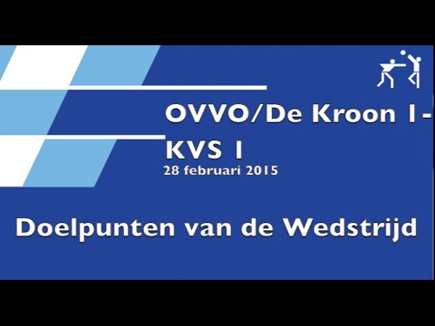 OVVO/De Kroon 1 - KVS 1 - Doelpunten