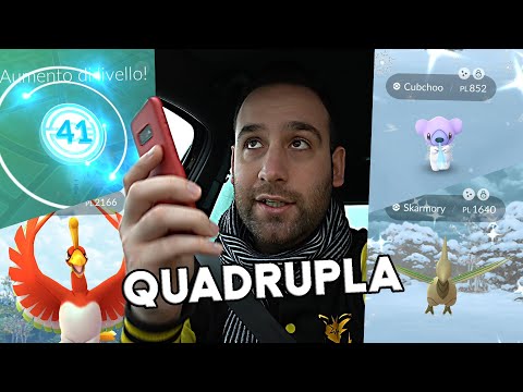 QUADRUPLO RAID DEL LEGGENDARIO HO-OH e salgo al LIVELLO 41 per cominciare bene l'anno!