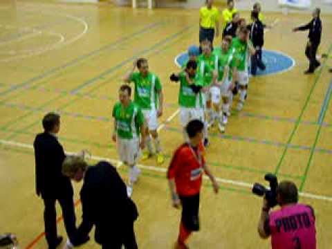 Futsal-finaalin 2010 GFT - Ilves voittajien mitalien jako
