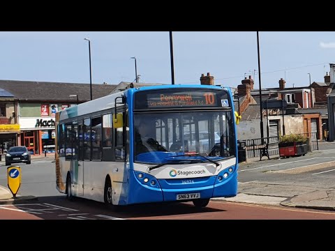 COVERING: Route 10 | SN63VVJ/36974 - Stagecoach North East: ADL E20D/ADL Enviro 200