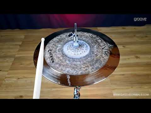 Groove Cymbals Crixus Brilliant 14" Hi-Hats - DEMO
