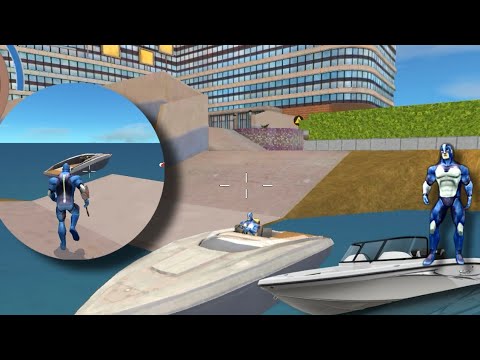 Free Boat in Rope Hero Vice Town Secret Location how to get Yatch Ship buy spawn Mod Apk Hindi #22