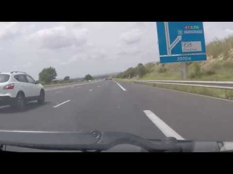 France by Autoroute - A8 A7 junction