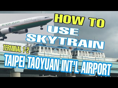 AEROPORTO INTERNACIONAL SKYTRAIN TAOYUAN TAIWAN | TERMINAL 1-2