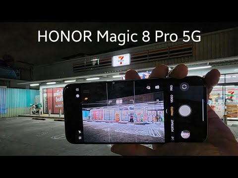 ความมืดคือความท้าทาย และน่าค้นหา มาดูกันว่า HONOR Magic 8 Pro 5G ถ่ายกลางคืน หน้า 7Eleven เป็นยังไง?