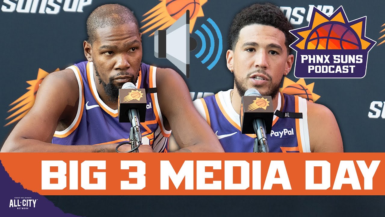 Devin Booker, Kevin Durant, Bradley Beal Full Media Availability | Phoenix Suns Media Day