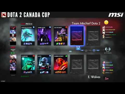 Elite Wolves vs. Team Mischiefs - Dota 2 CanadaCup - Maut & Purge