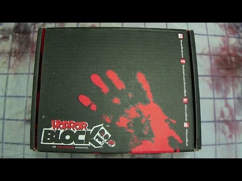 HORROR BLOCK September 2016: EmGo's Horror Blocks N' Stuff