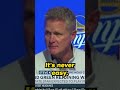 Steve Kerr talks about Draymond Green rejoining Warriors #shorts